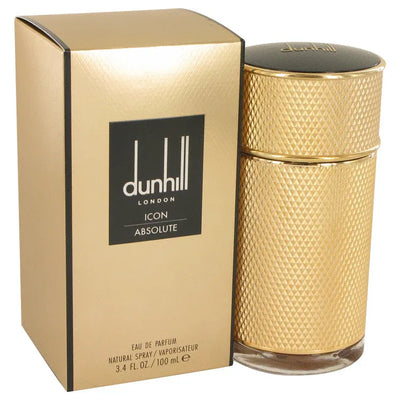 An image displaying Dunhill Icon Absolute by Alfred Dunhill Eau De Parfum Spray 3.4 oz for Men by Alfred Dunhill