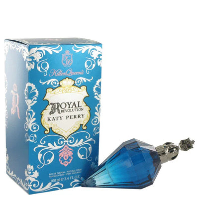 An image displaying Royal Revolution by Katy Perry Eau De Parfum Spray 3.4 oz for Women by Katy Perry