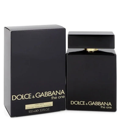 An image displaying The One Intense by Dolce & Gabbana Eau De Parfum Spray for Men by Dolce & Gabbana