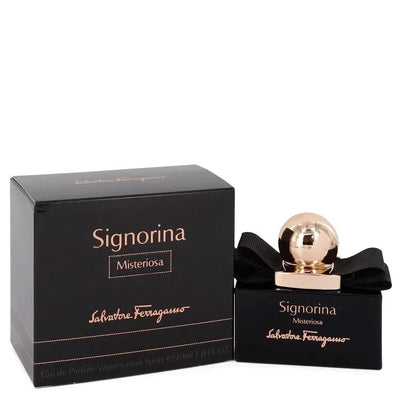 An image displaying Signorina Misteriosa by Salvatore Ferragamo Eau De Parfum Spray for Women by Salvatore Ferragamo