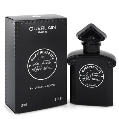 An image displaying La Petite Robe Noire Black Perfecto by Guerlain Eau De Parfum Florale Spray for Women by Guerlain