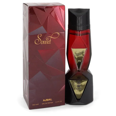 An image displaying Ajmal Sonnet by Ajmal Eau De Parfum Spray 3.4 oz for Women by Ajmal
