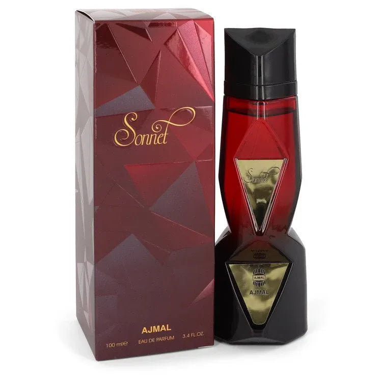 An image displaying Ajmal Sonnet by Ajmal Eau De Parfum Spray 3.4 oz for Women by Ajmal
