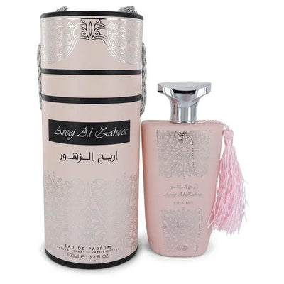 An image displaying Areej Al Zahoor by Rihanah Eau De Parfum Spray 3.4 oz for Women by Rihanah