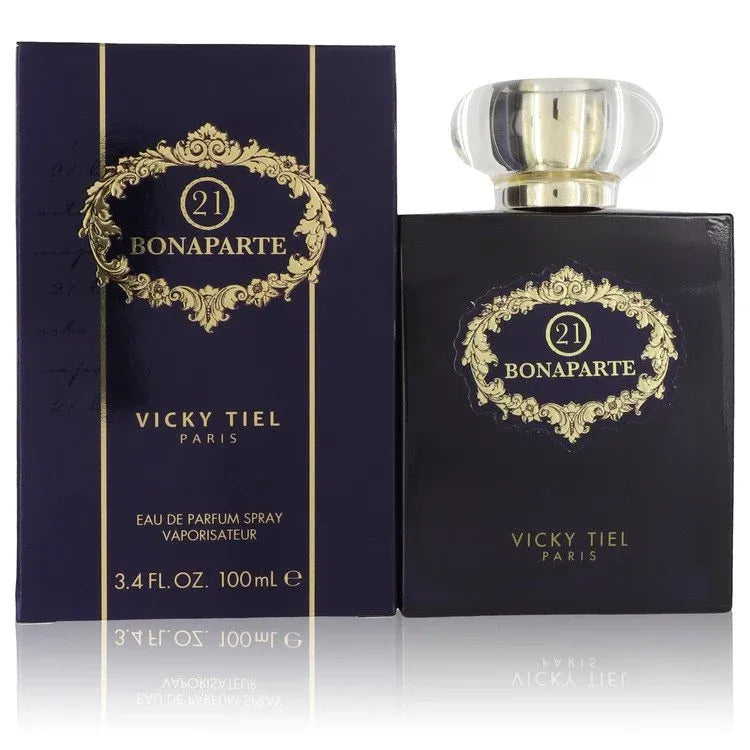 An image displaying Bonaparte 21 by Vicky Tiel Eau De Parfum Spray 3.4 oz for Women by Vicky Tiel