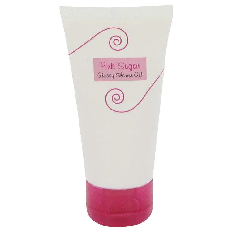 An image displaying Pink Sugar by Aquolina Travel Shower Gel 1.7 oz for Women by Aquolina