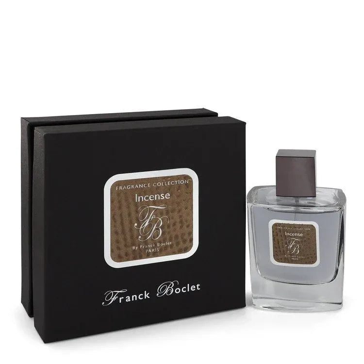 An image displaying Franck Boclet Incense by Franck Boclet Eau De Parfum Spray 3.4 oz for Men by Franck Boclet
