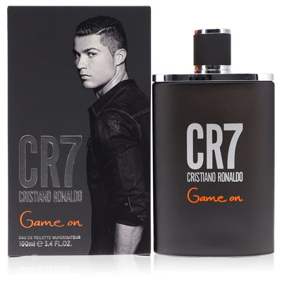 An image displaying CR7 Game On by Cristiano Ronaldo Eau De Toilette Spray 3.4 oz for Men by Cristiano Ronaldo