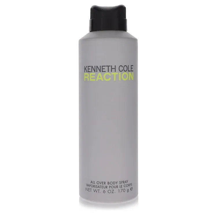 An image displaying Kenneth Cole Reaction by Kenneth Cole Body Spray 6 oz for Men by Kenneth Cole