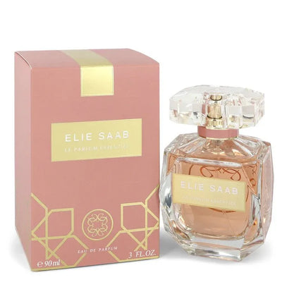 An image displaying Le Parfum Essentiel by Elie Saab Eau De Parfum Spray 3 oz for Women by Elie Saab