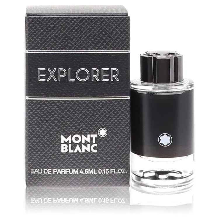 An image displaying Montblanc Explorer by Mont Blanc Mini EDP .15 oz for Men by Mont Blanc
