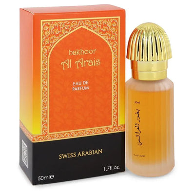 An image displaying Swiss Arabian Al Arais by Swiss Arabian Eau De Parfum Spray 1.7 oz for Women by Swiss Arabian