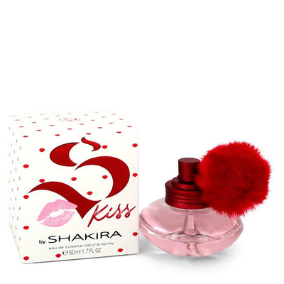 An image displaying Shakira S Kiss by Shakira Eau De Toilette Spray 1.7 oz for Women by Shakira