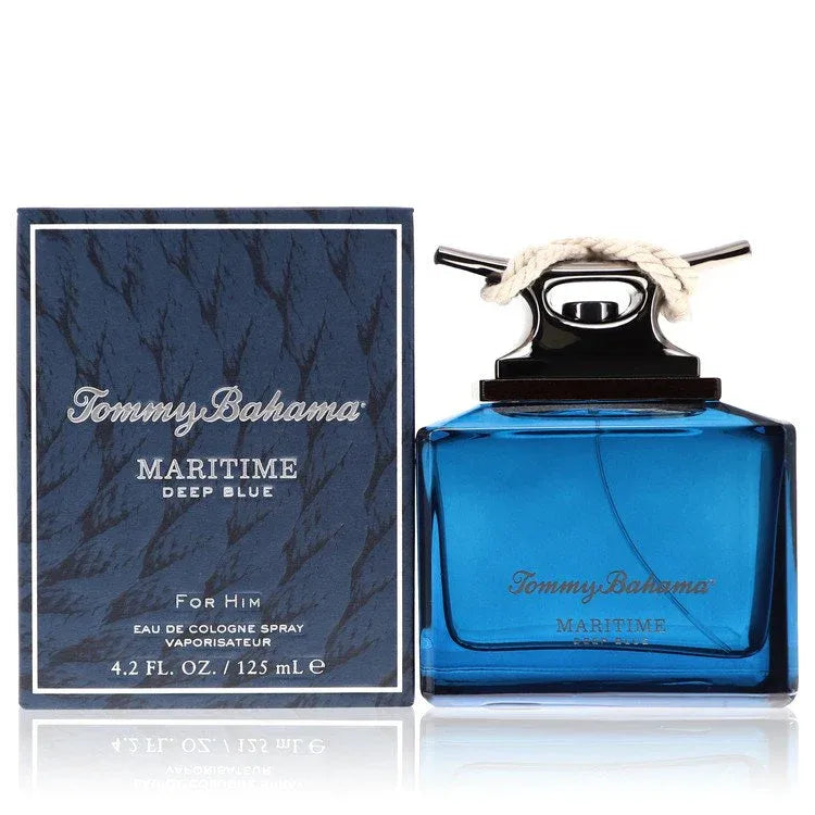 An image displaying Tommy Bahama Maritime Deep Blue by Tommy Bahama Eau De Cologne Spray 4.2 oz for Men by Tommy Bahama