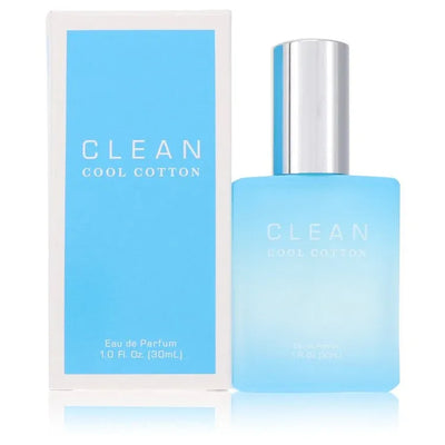 An image displaying Clean Cool Cotton by Clean Eau De Parfum Spray 1 oz for Women by Clean