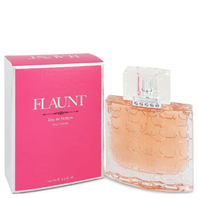 An image displaying Flaunt Pour Femme by Joseph Prive Eau De Parfum Spray 3.4 oz for Women by Joseph Prive
