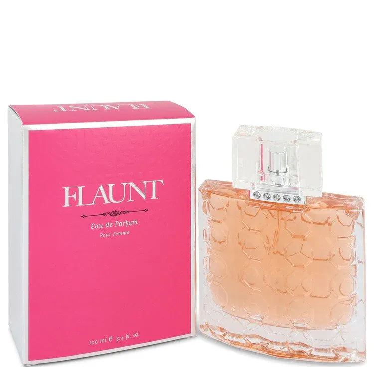 An image displaying Flaunt Pour Femme by Joseph Prive Eau De Parfum Spray 3.4 oz for Women by Joseph Prive