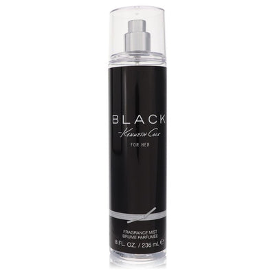 An image displaying Kenneth Cole Black by Kenneth Cole Body Mist 8 oz for Women by Kenneth Cole