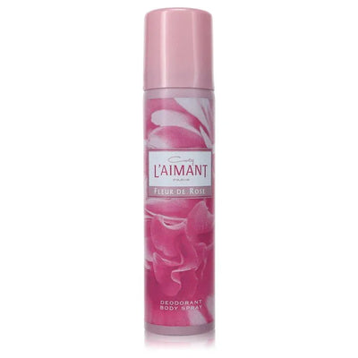 An image displaying L'aimant Fleur Rose by Coty Deodorant Spray 2.5 oz for Women by Coty