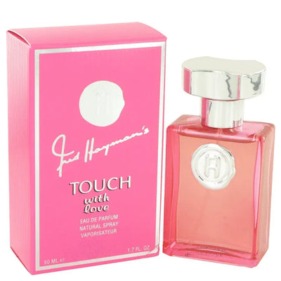 An image displaying Touch With Love by Fred Hayman Eau De Parfum Spray for Women by Fred Hayman