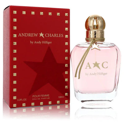 An image displaying Andrew Charles by Andy Hilfiger Eau De Parfum Spray 3.3 oz for Women by Andy Hilfiger
