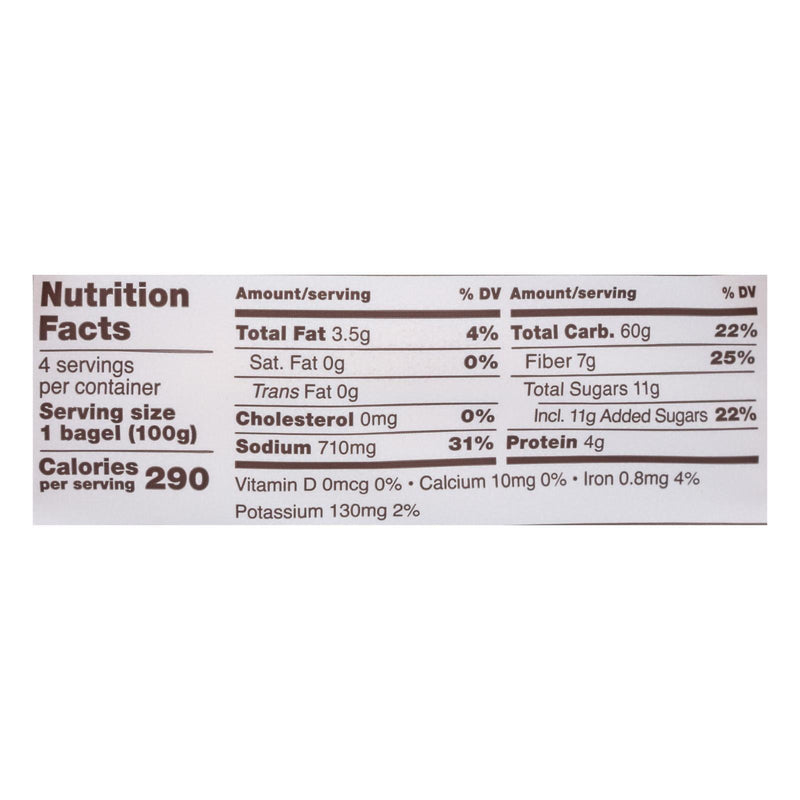Schar - Bagel Plain - Case Of 4 - 14.1 Ounce