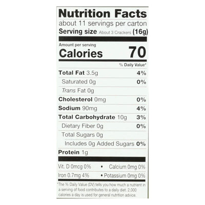 An image displaying Miltons - Baked Crackers Oo&ss - Case Of 8 - 6 Ounce by Miltons