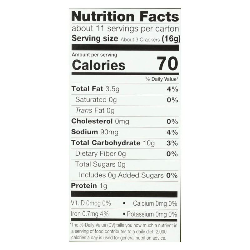 An image displaying Miltons - Baked Crackers Oo&ss - Case Of 8 - 6 Ounce by Miltons