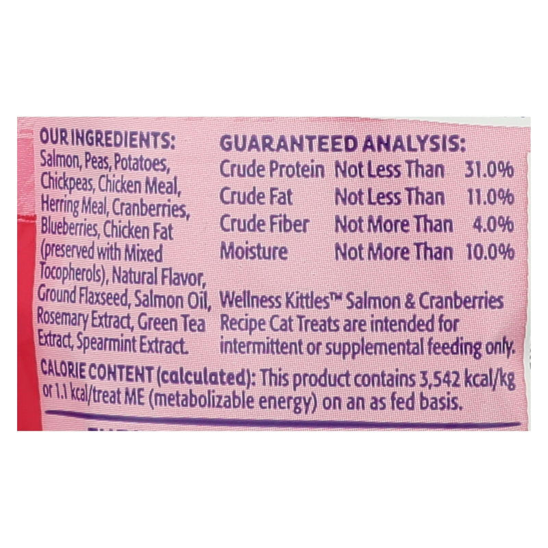 Wellness Pet Products - Cat Treat Kittles Salmon & Cranberries - Case Of 14 - 2 Oz - Orca Market