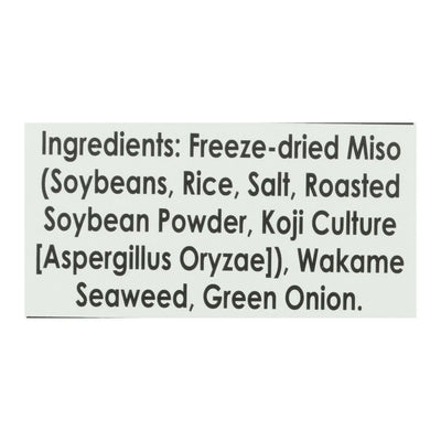 An image displaying Edward And Sons Seaweed Miso - Cup - Case Of 12 - 2.5 Ounce by Edward & Sons