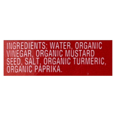 Koops' Organic Mustard: Yellow Gluten Free - Case Of 12 - 12 Ounce