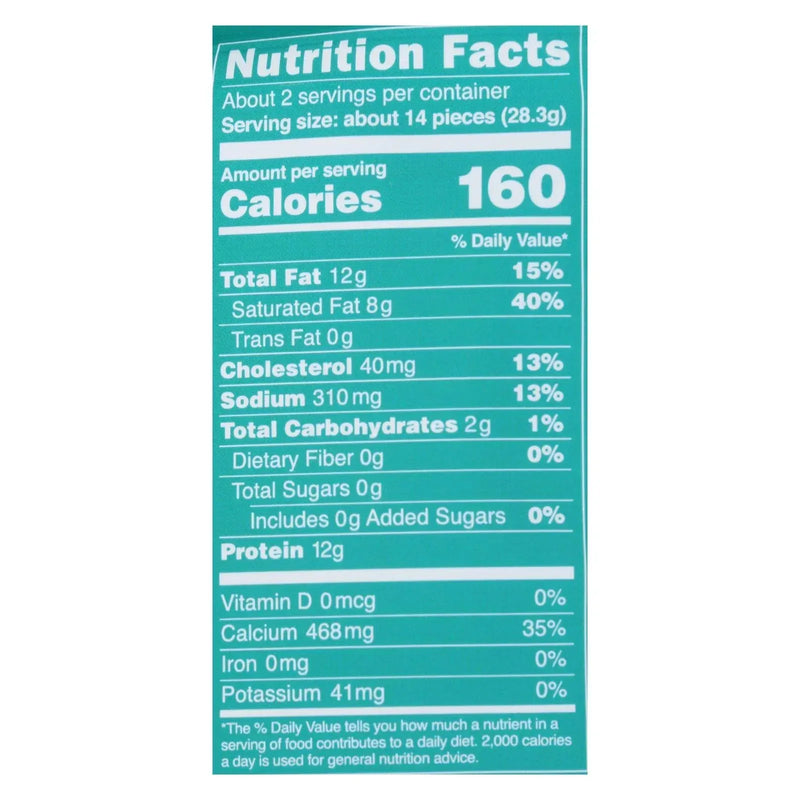 An image displaying Moon Cheese - Snack Garlickin Parmesan - Case Of 12-2 Ounce by Moon Cheese