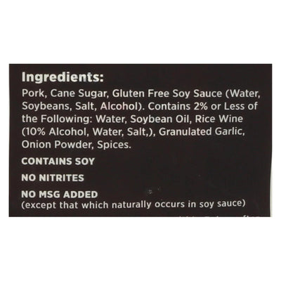 Krave Pork Jerky - Grilled Sweet Teriyaki - Case Of 8 - 2.7 Ounce