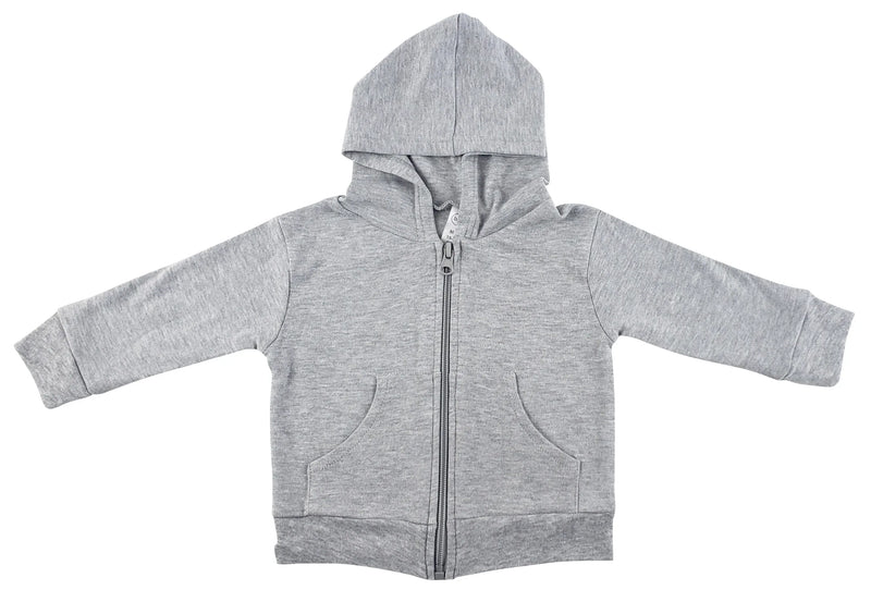 An image displaying Heather Grey Hoodie by Bambini