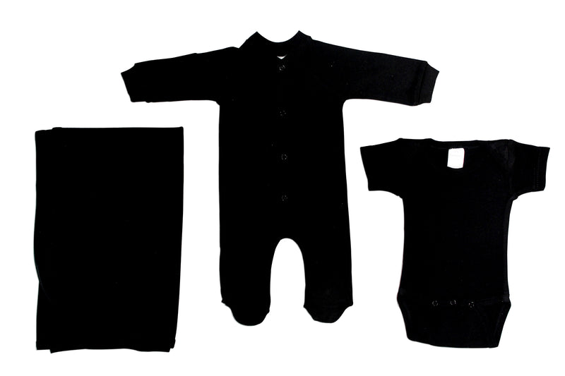 An image displaying Black 3 Piece Set by Bambini