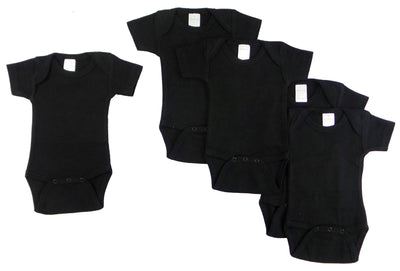 An image displaying Black Onezie (pack Of 5) by Bambini