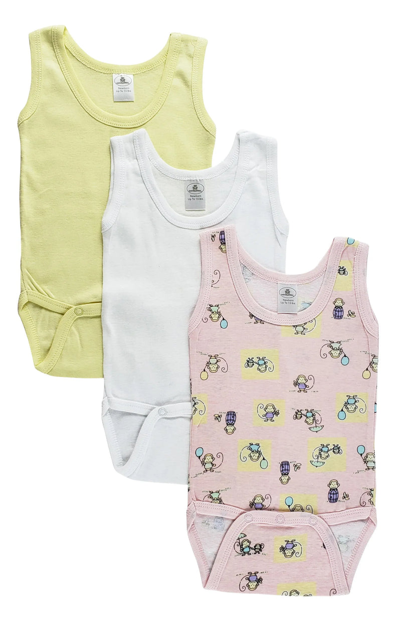 An image displaying Girls Printed Tank Top by Bambini
