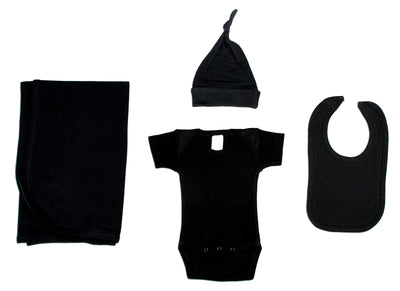 An image displaying Black 4 Piece Set by Bambini