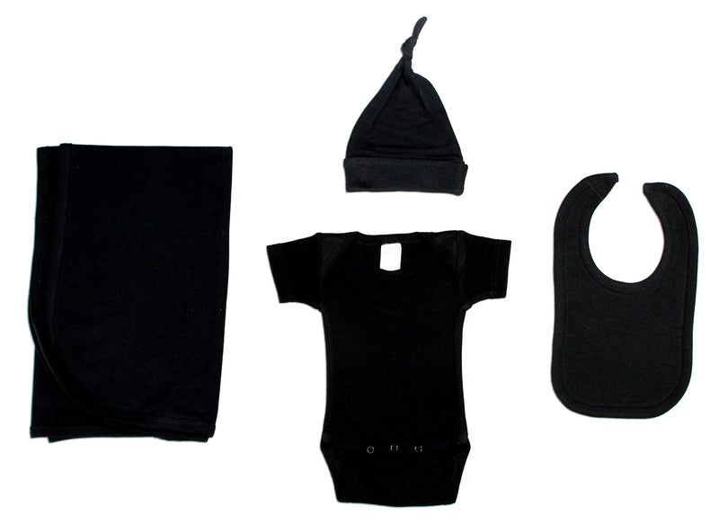 An image displaying Black 4 Piece Set by Bambini