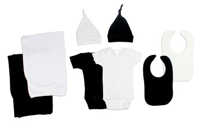 An image displaying Black And White 8 Piece Set by Bambini