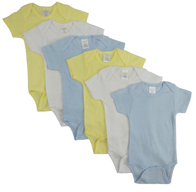 An image displaying Pastel Boys Short Sleeve 6 Pack by Bambini