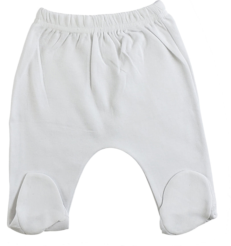 An image displaying White Closed Toe Pants by Bambini