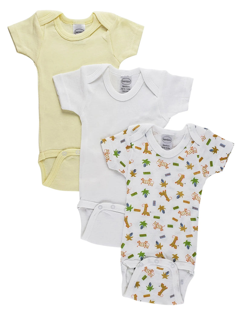 An image displaying Boys Printed Short Sleeve Variety Pack by Bambini