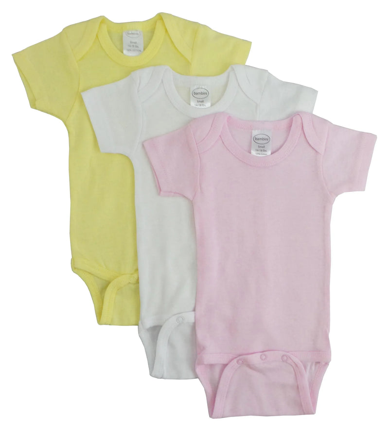 An image displaying Pastel Girls Short Sleeve Variety Pack by Bambini