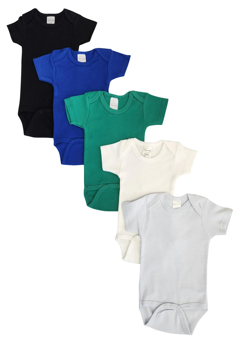 An image displaying Unisex Baby 5 Piece Onezies by Bambini
