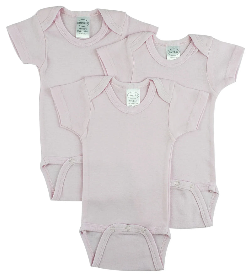 An image displaying Short Sleeve One Piece 3 Pack by Bambini