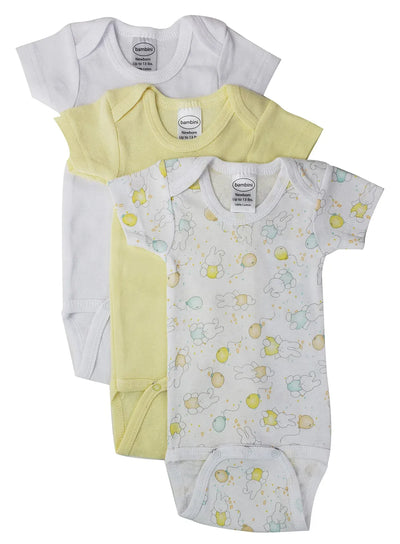 An image displaying Unisex Baby 3 Piece Bodysuits by Bambini