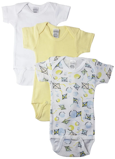 An image displaying Unisex Baby 3 Piece Onezies by Bambini