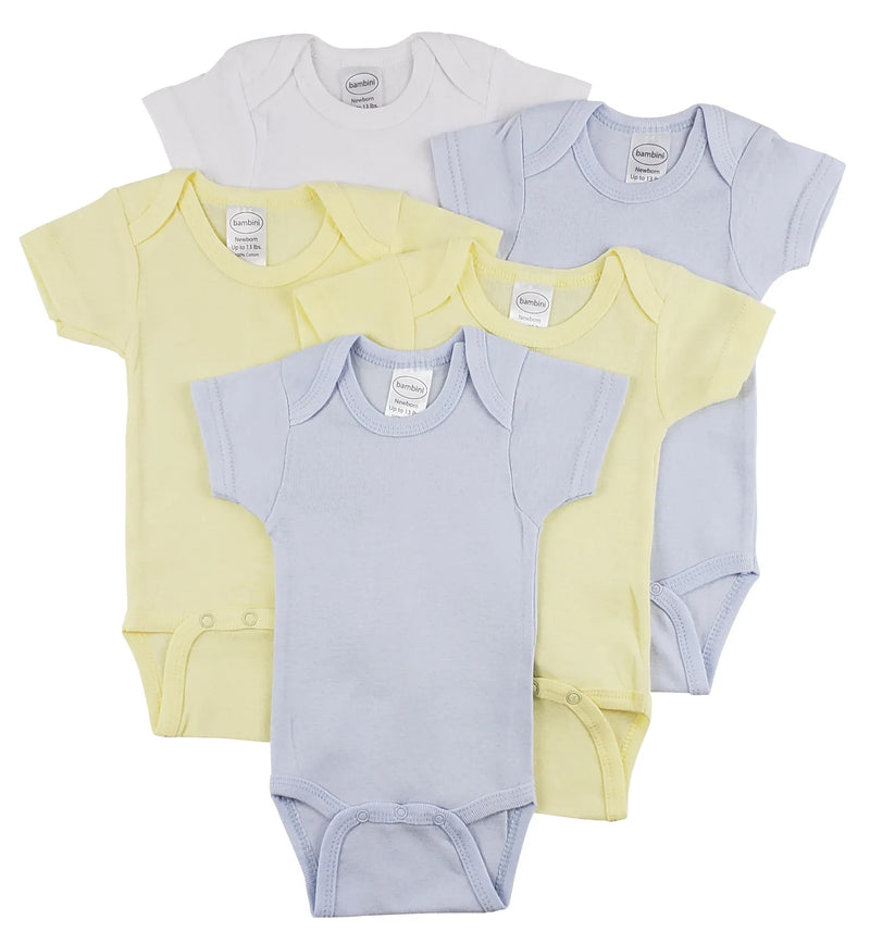 An image displaying Short Sleeve One Piece 5 Pack by Bambini