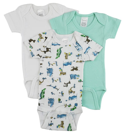 An image displaying Short Sleeve One Piece 3 Pack by Bambini